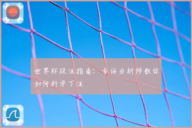 世界杯投注指南:专访分析师教你如何科学下注